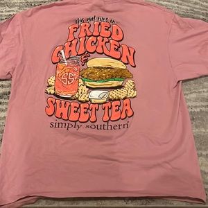Simply southern pink tee